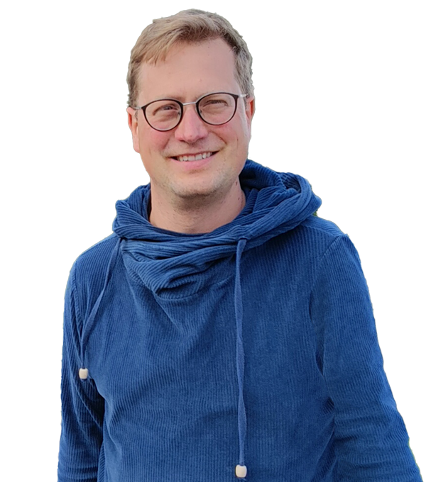 Jens Grove freut sich über den neuen Weserradweg.