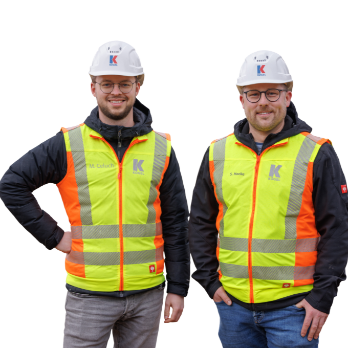 Projektleiter Mario Celuch und Sebastian Hocke.
